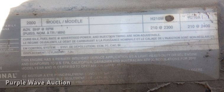 image for item DM6078 2000 Ford F650 Super Duty  flatbed truck