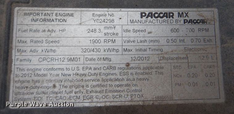 image for item DN7288 2014 Peterbilt 384  semi truck