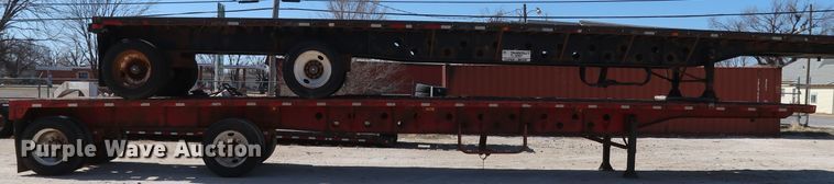 image for item IY9108 1993 Transcraft  flatbed trailer