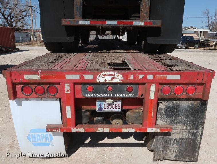 image for item IY9108 1993 Transcraft  flatbed trailer