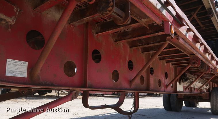 image for item IY9108 1993 Transcraft  flatbed trailer