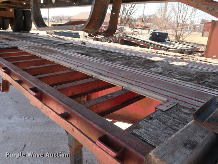 image for item IY9108 1993 Transcraft  flatbed trailer