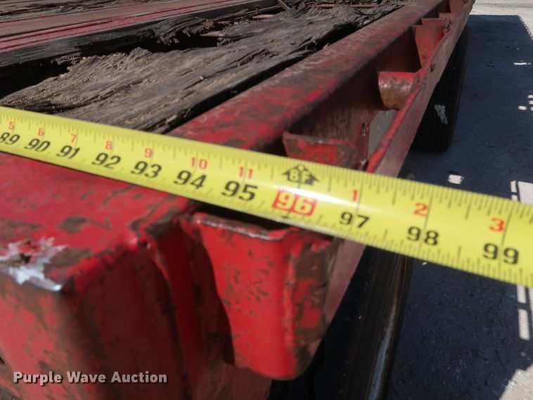 image for item IY9108 1993 Transcraft  flatbed trailer