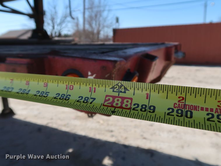 image for item IY9108 1993 Transcraft  flatbed trailer