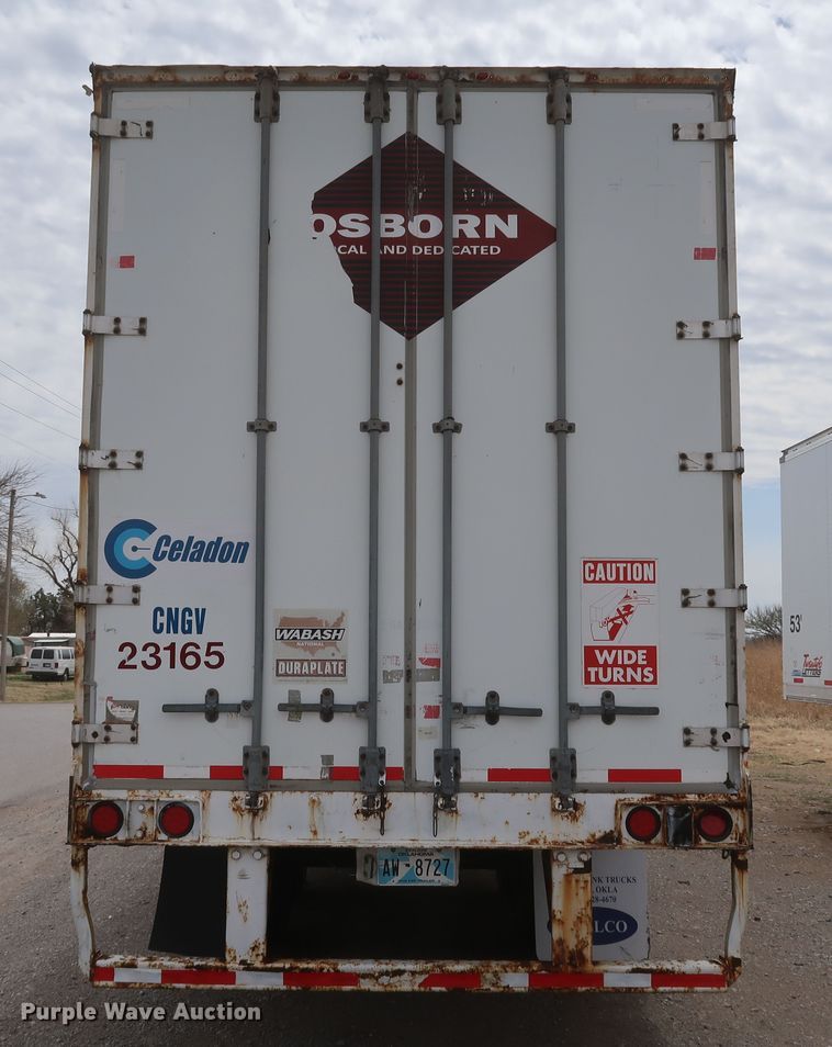 image for item IY9157 2008 Wabash  dry van trailer