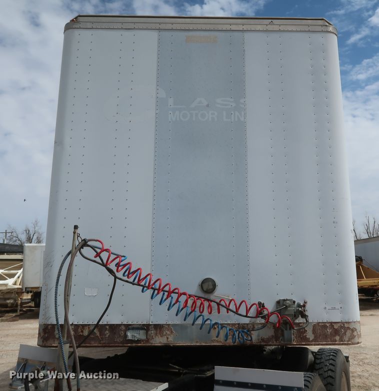 image for item IY9158 1998 Fruehauf  dry van trailer