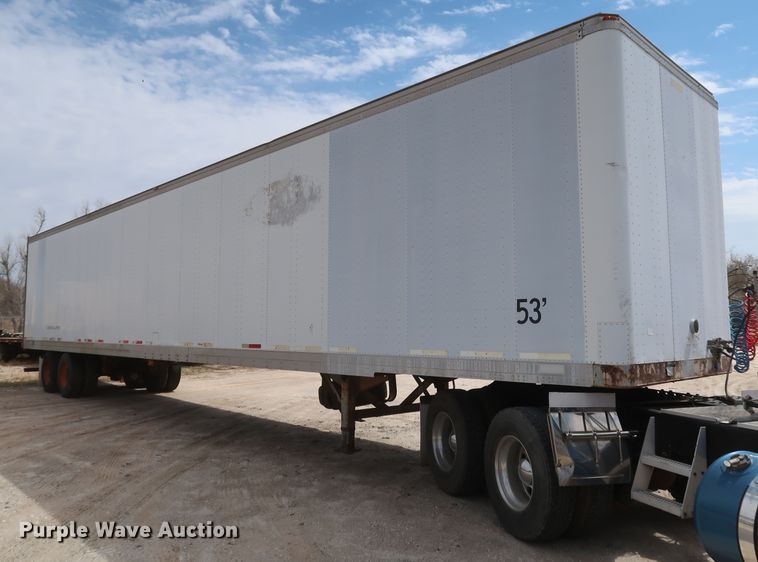 image for item IY9158 1998 Fruehauf  dry van trailer