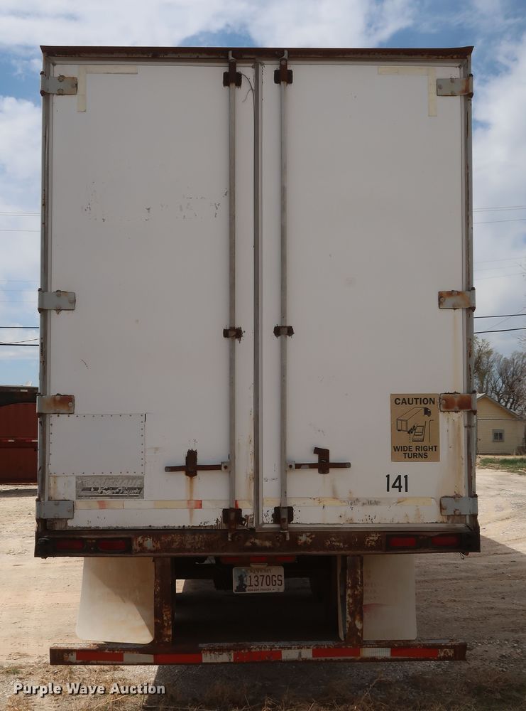 image for item IY9158 1998 Fruehauf  dry van trailer