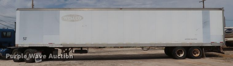 image for item IY9158 1998 Fruehauf  dry van trailer