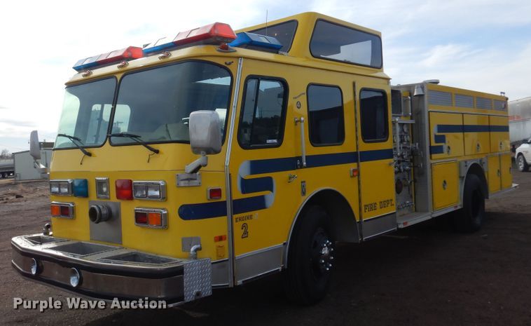 image for item JJ9702 1989 Emergency One Hush Cyclone  pumper fire truck
