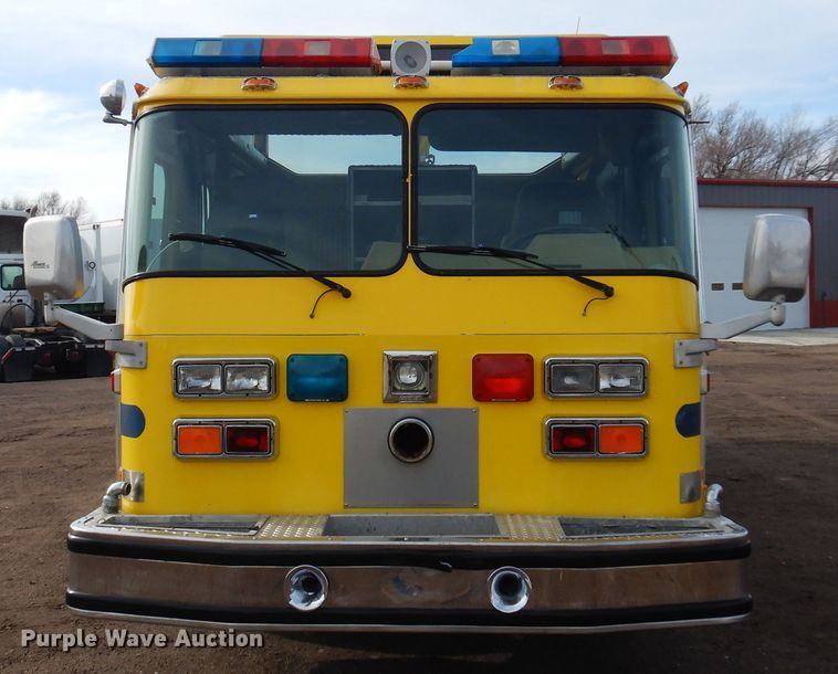 image for item JJ9702 1989 Emergency One Hush Cyclone  pumper fire truck