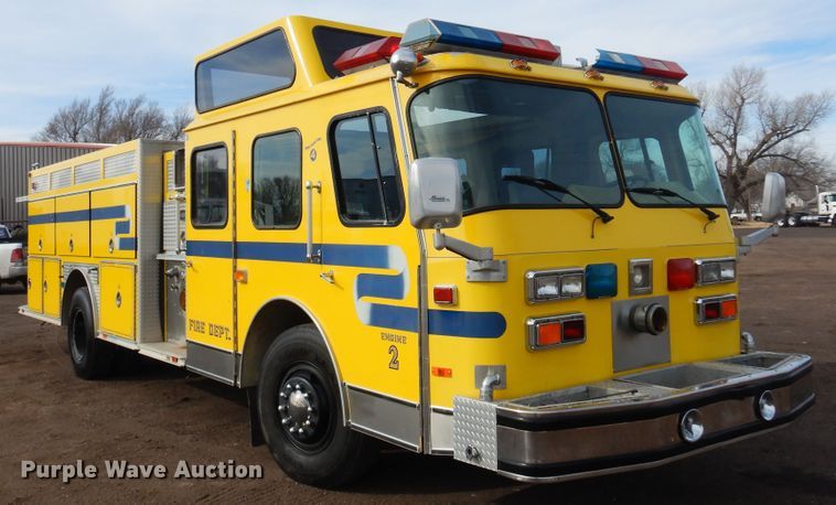 image for item JJ9702 1989 Emergency One Hush Cyclone  pumper fire truck