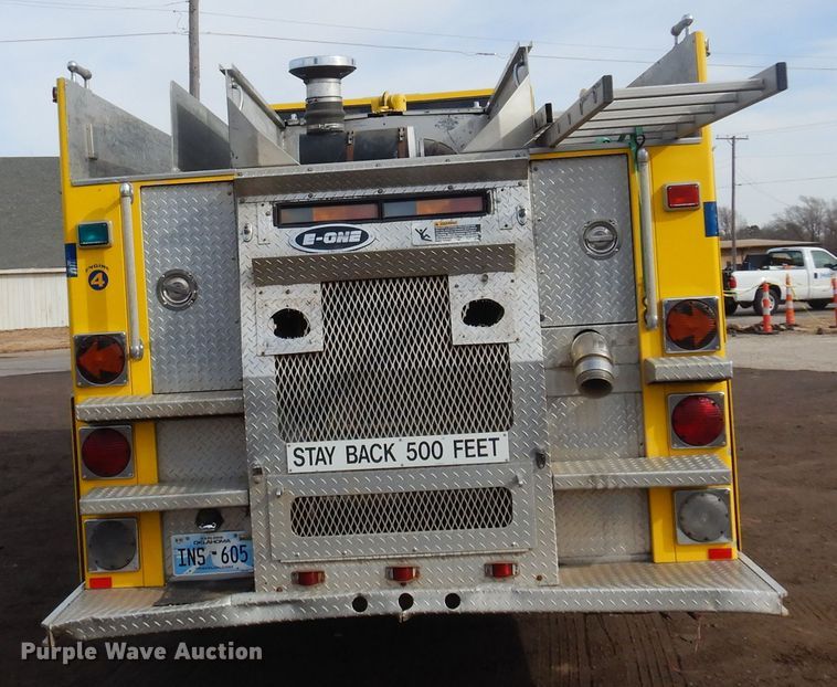 image for item JJ9702 1989 Emergency One Hush Cyclone  pumper fire truck