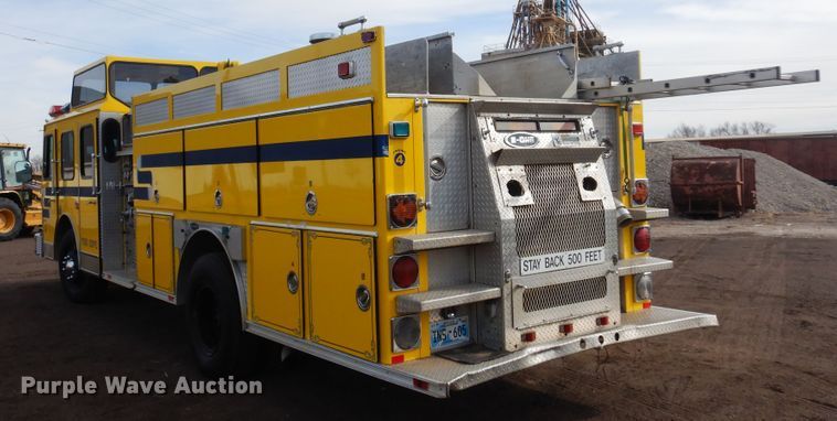 image for item JJ9702 1989 Emergency One Hush Cyclone  pumper fire truck
