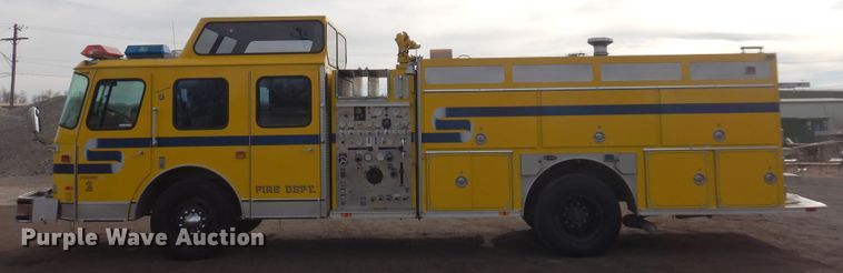 image for item JJ9702 1989 Emergency One Hush Cyclone  pumper fire truck