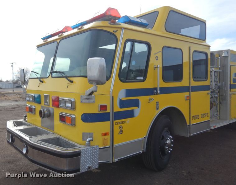 image for item JJ9702 1989 Emergency One Hush Cyclone  pumper fire truck