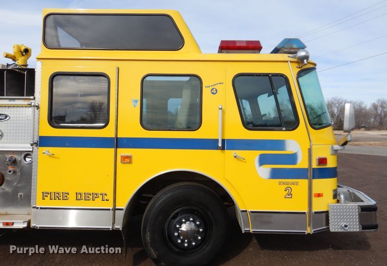 image for item JJ9702 1989 Emergency One Hush Cyclone  pumper fire truck