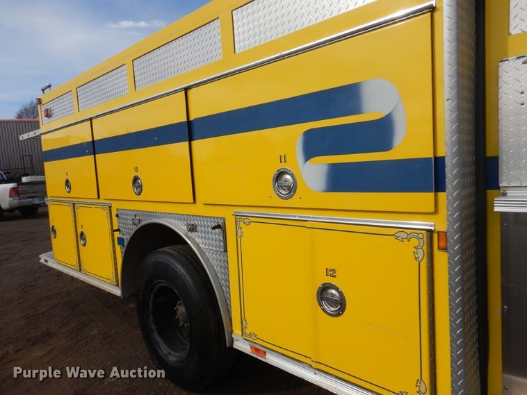 image for item JJ9702 1989 Emergency One Hush Cyclone  pumper fire truck