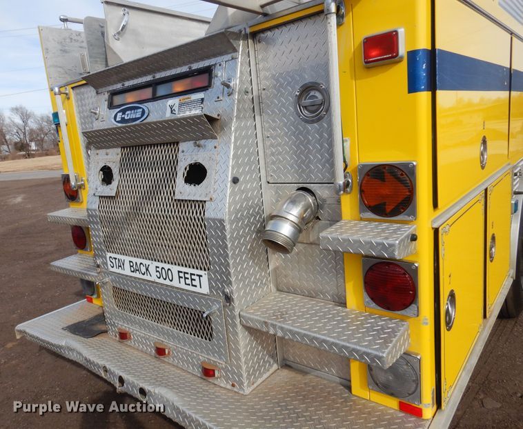 image for item JJ9702 1989 Emergency One Hush Cyclone  pumper fire truck