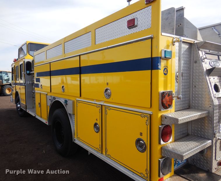 image for item JJ9702 1989 Emergency One Hush Cyclone  pumper fire truck