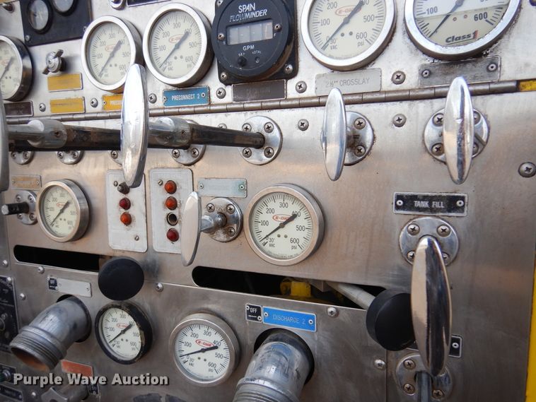 image for item JJ9702 1989 Emergency One Hush Cyclone  pumper fire truck