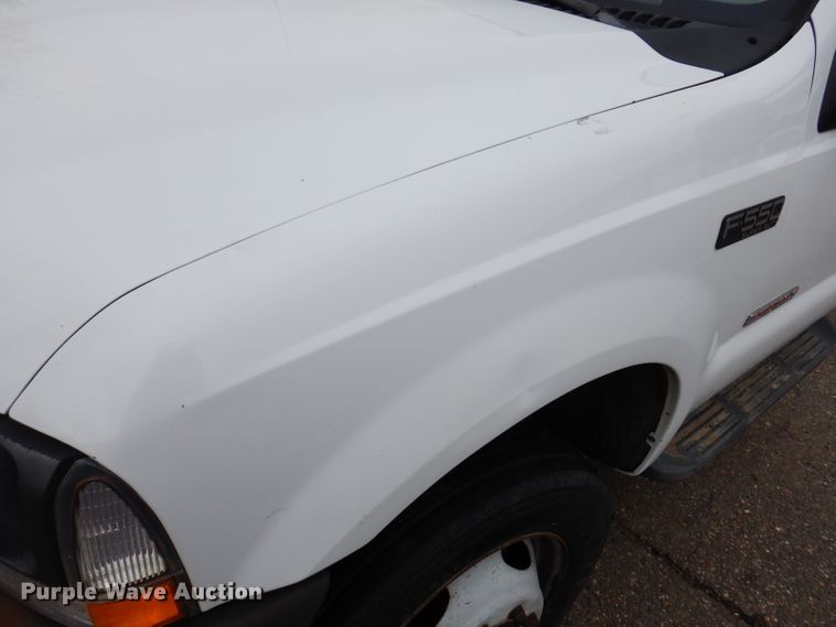 image for item JK9497 2003 Ford F550 Super Duty XL  truck cab and chassis