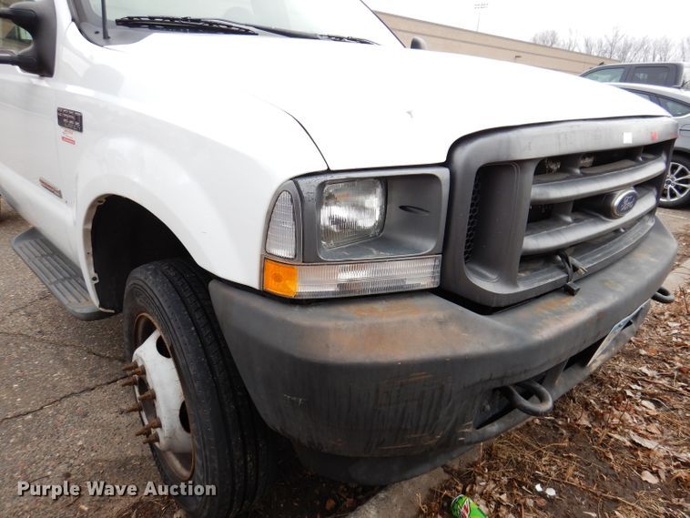 image for item JK9497 2003 Ford F550 Super Duty XL  truck cab and chassis