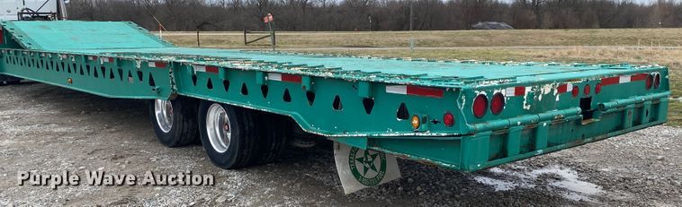 image for item JN9250 2007 Trail King  drop deck equipment trailer