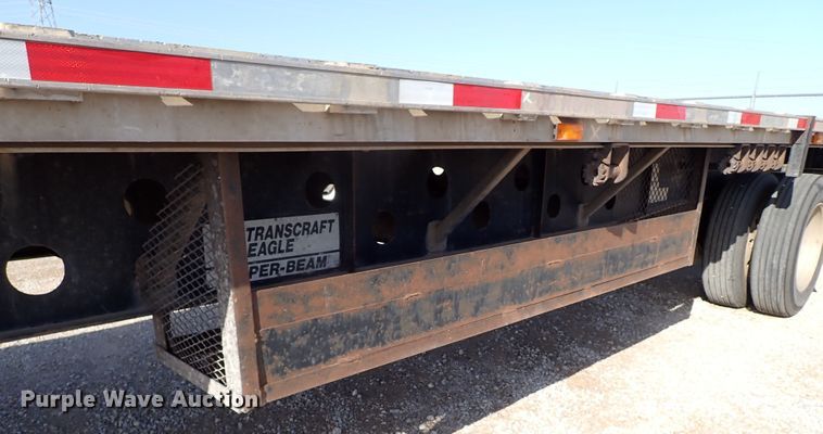 image for item JO9606 2003 Transcraft Eagle  flatbed trailer