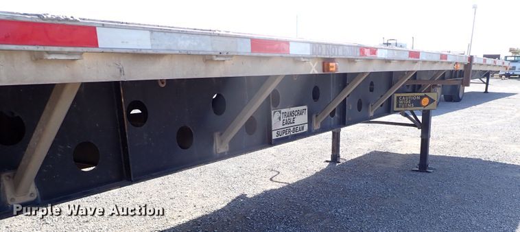 image for item JO9606 2003 Transcraft Eagle  flatbed trailer
