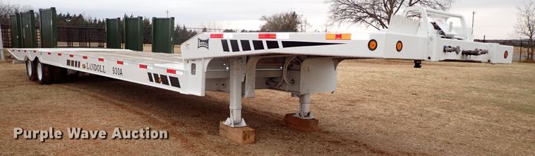 image for item JO9632 2005 Landoll  drop deck equipment trailer