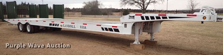 image for item JO9632 2005 Landoll  drop deck equipment trailer