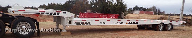 image for item JO9632 2005 Landoll  drop deck equipment trailer