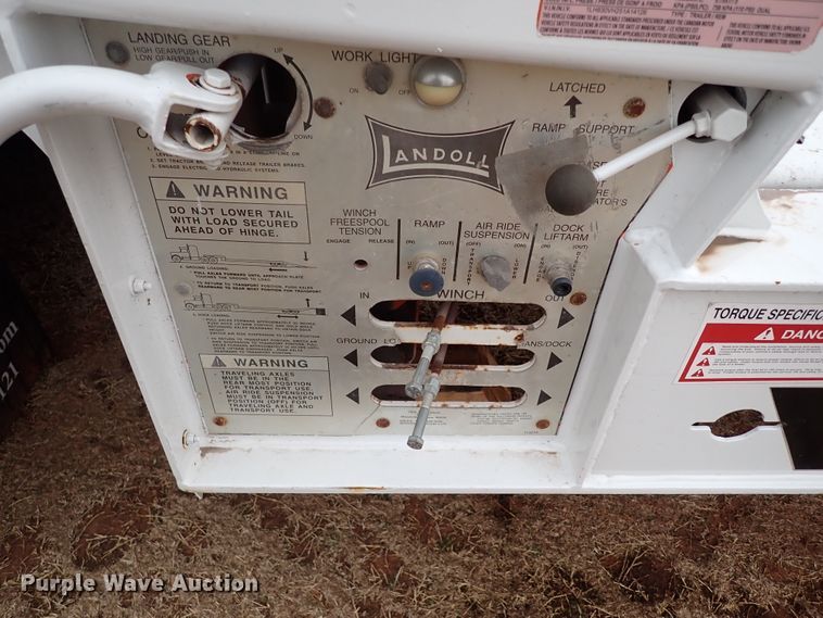 image for item JO9632 2005 Landoll  drop deck equipment trailer