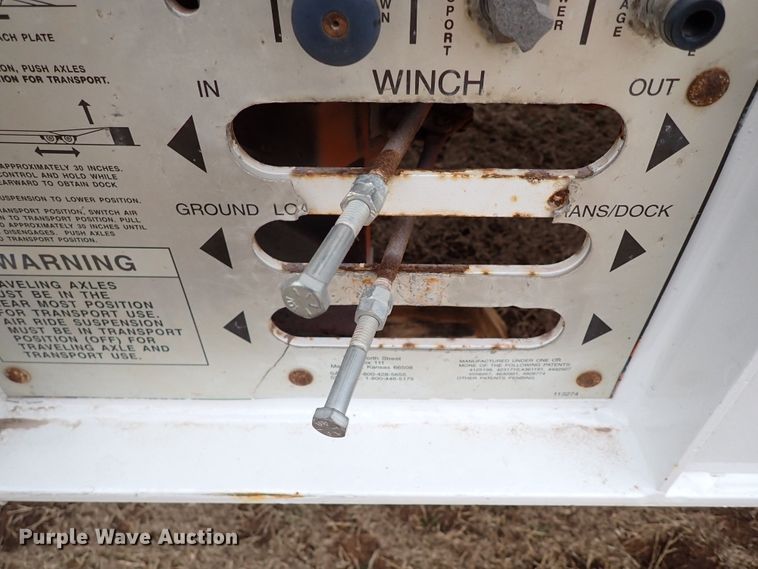 image for item JO9632 2005 Landoll  drop deck equipment trailer