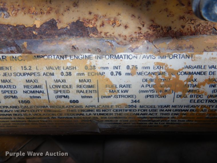 image for item JS9613 2005 Western Star 4900  semi truck