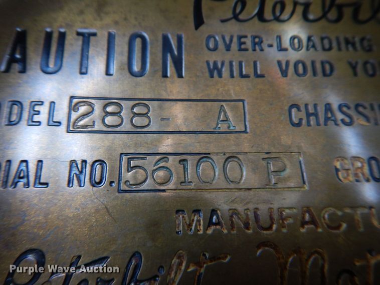 image for item KP9233 1973 Peterbilt 288  semi truck