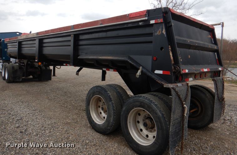image for item KP9259 1995 Lufkin  end dump trailer