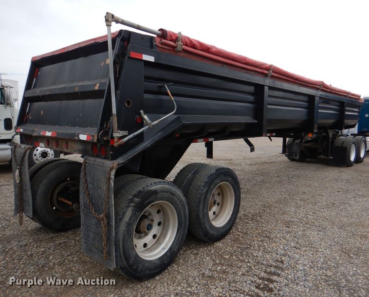 image for item KP9259 1995 Lufkin  end dump trailer