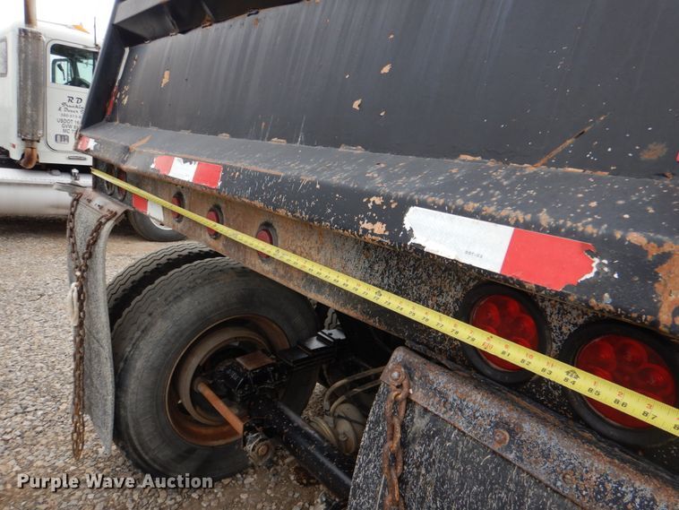 image for item KP9259 1995 Lufkin  end dump trailer