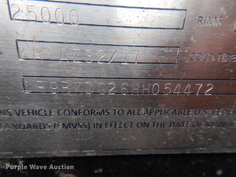 image for item KP9260 2017 Brazos  end dump trailer