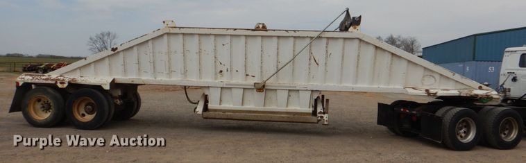 image for item KP9261 2003 Construction Trailer Specialists  bottom dump trailer