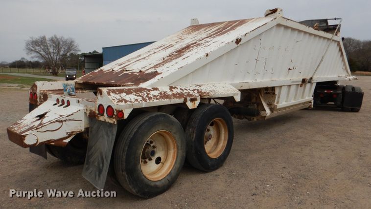 image for item KP9261 2003 Construction Trailer Specialists  bottom dump trailer