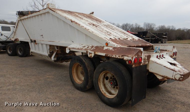 image for item KP9261 2003 Construction Trailer Specialists  bottom dump trailer