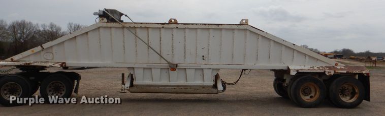 image for item KP9261 2003 Construction Trailer Specialists  bottom dump trailer