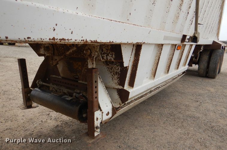 image for item KP9261 2003 Construction Trailer Specialists  bottom dump trailer