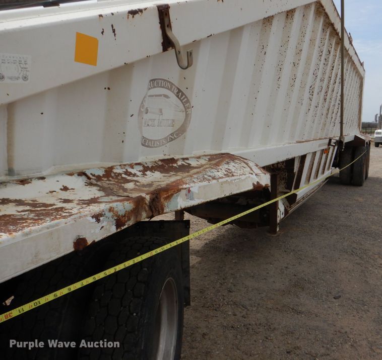 image for item KP9261 2003 Construction Trailer Specialists  bottom dump trailer