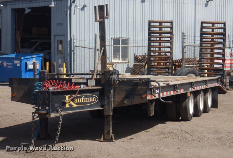 image for item KU9679 2016 Kaufman  equipment trailer