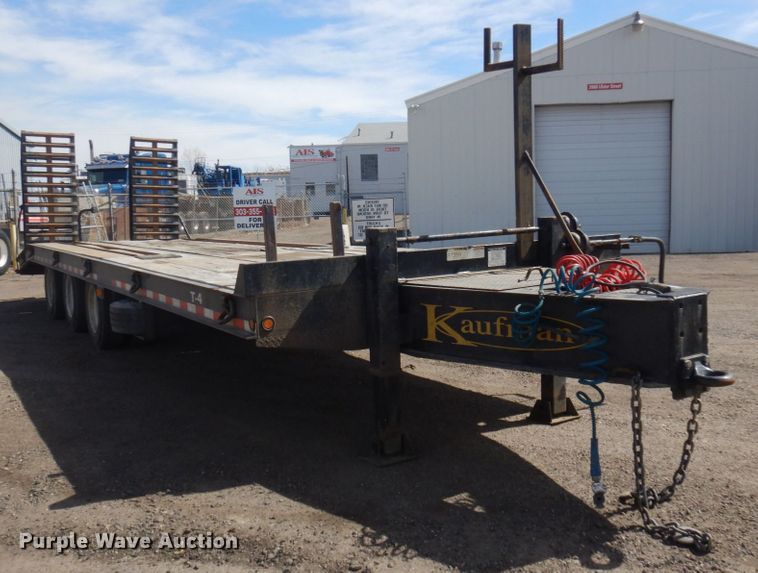 image for item KU9679 2016 Kaufman  equipment trailer