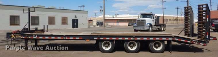 image for item KU9679 2016 Kaufman  equipment trailer